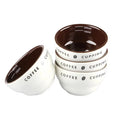 200ml Ceramic Measuring Cup Coffee Cupping Cup Ceramic Measuring Bowl