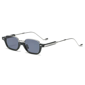 New Fashion UV400 Protection Sun Glasses Pink Alloy Frame Eyeglasses with PC and Acrylic Lenses Metal Spring Hinge Oval Style