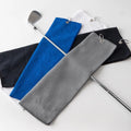 Custom  Logo Polyester Soft Microfiber Sports Waffle Golf Towel With Carabiner Hook Pineapple Yoga Sports Towel