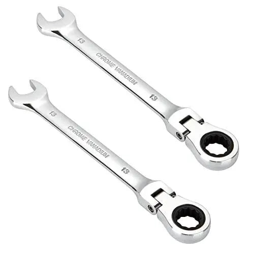 9mm Metric Industrial Grade Ratcheting Combination Wrench OEM CRV Steel 72 Teeth Flexible Ratchet Wrench 40Nm Max Torque