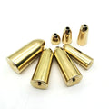 Copper Waist Drum Bullet Bevel Gear Counterweight Lead Fishing Pendant for River Use
