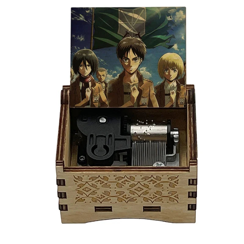 Attack Titan Shingeki No Kyojin Ataque De Los Titanes Guren No Yumiya Mechanical Music Box Anime Fan and Friend Gift 66