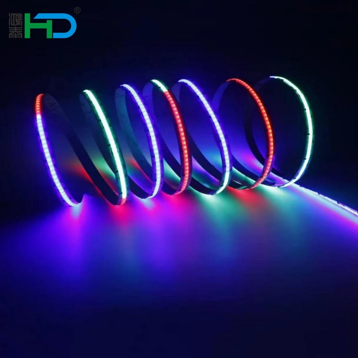 Cob RGBW IP65 5V LED Strip Light 24V CCT Cob RGB Strip with NFC Connectivity 12mm PCB Width Copper Body Voice Controlled
