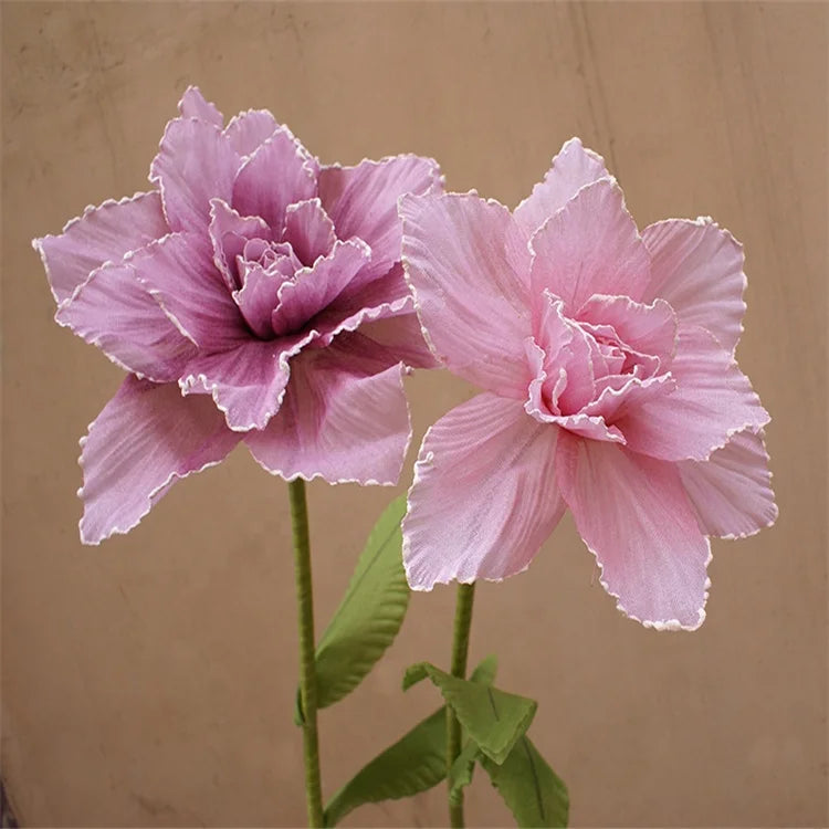 Handmade Large Tall Peony Magnolia Flowers Wedding Stage Backdrop Window Display Artificial Standing Giant Flowers