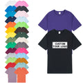 Screen Puff Printing Logo Unisex Tee Shirt OEM ODM Custom Mens 100% Cotton Blank T Shirt  Short Sleeve for Men Women