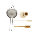 Wholesale Best 4pcs Matcha Whisk Set Custom Logo Green Tea Bamboo Whisk Bamboo Scoop Set