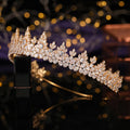 Delicate Small Size Tiara for Women Elegant Chic Cubic Zircon Crown Birthday Gift for Girls Princess Crystal Hair Jewelry BC7040