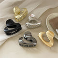 Metal Hair Claw Clips Small Size Hair Catch Barrette Jaw Clamp Clips for Thin Hair