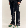 OEM FOG Private Blue Brand Drop Shipping Stock Flared Pants Paint Denim Men Jeans