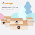 Niteangel Aiteduo Bedroom Non-Slip Waterproof Protection Mat Solid Cork Mat Platform for Small Animals Three-Bedroom Two-Bedroom
