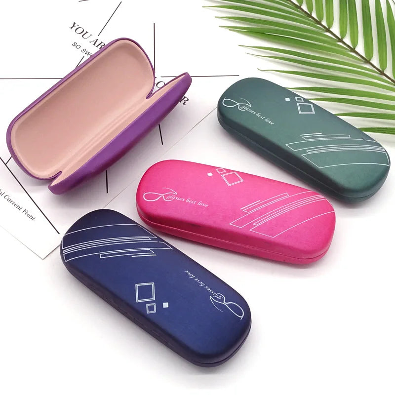 2025 New Many Colors Glasses Case With Custom Logo Eyeglasses Cases Sunglasses Packaging Box Optical Glasses Hard Case