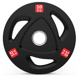 Wholesale Gym Fitness Equipment Barbell Plate With Three Holes Weight Plates Bumper Plate