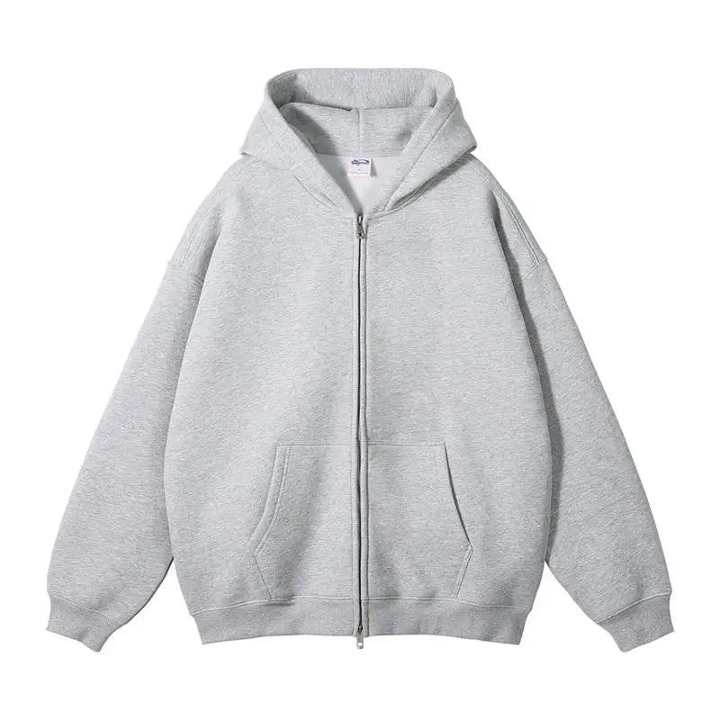 Hoodie Full Zip Manufacturer Custom Embroider Clothing Manufacturers Full Zip Hoodie