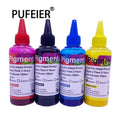 100ML Bottle Refill Universal Pigment Ink Compatible for Epson 4 Color Inkjet Printer Photo Paper Pigment Ink