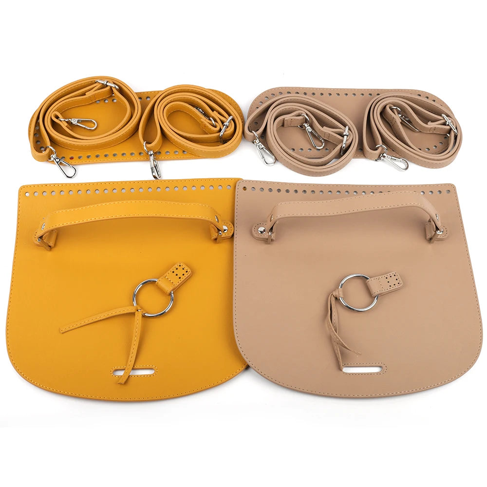 KZBT064 Khaki Tanned Colors of New Designs of Bag Accessories Cover Bottoms for Back Pack Bags DIY Products
