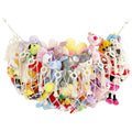 Toy Storage Stuffed Animal Hammock Plush Toy Organizer with Hanging Hooks Large Mesh Toys Organizer Net for Kid
