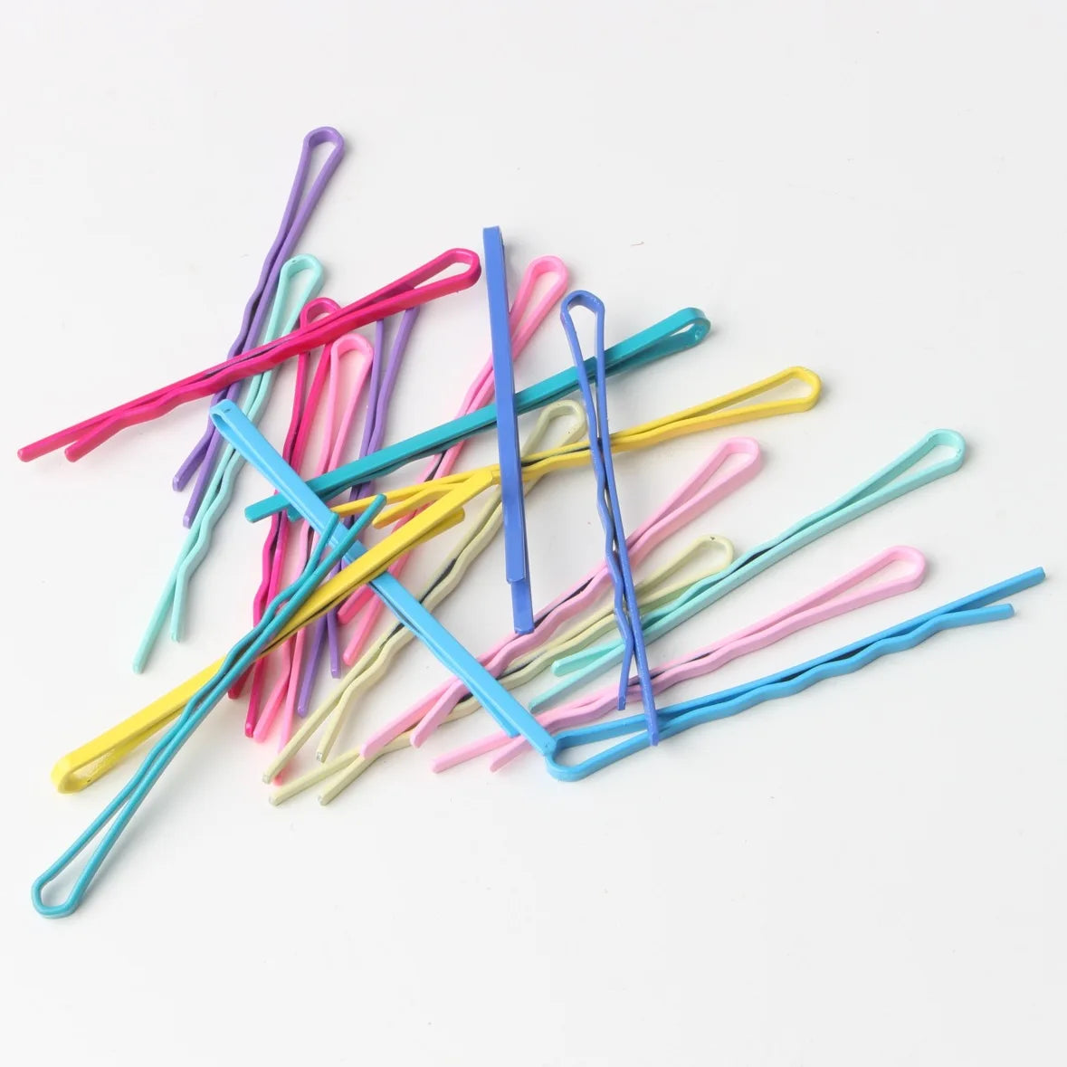 FINE QUALITY Cute Colored Metal Hair Bobby Pins for Girls Kids Decorative