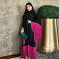 New Wholesale Custom Eid Dubai Elegant Abaya Solid Color Long Sleeve Split Skirt Abaya Dubai Turkey Muslim Fashion Hijab Dress