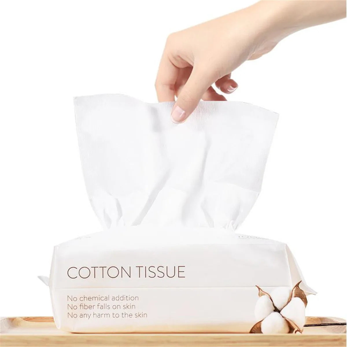 Makeup Remover Towel Pads Hand Face Facial Cleaning Cotton Paper Travel Portable Disposable Wet Tissue Paper