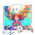 N-2567DIY Handwork Diamond Painting 5D Custom Full Square Drill Silk Flocking Canvas Printed Portrait Diamond Dot Painting