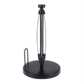Stainless Steel Metal Paper Towel Stand with Ratchet System Suction Cup Round Holder for Kitchen Bathroom Countertop Paper Towel