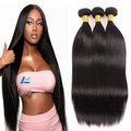 Large Stock Cheap 100% Mink Brazilian Hair Bundles Cuticle Aligned Virgin Hair Bone Straight Human Hair Extensions