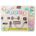 Factory Direct Children's Montessori Unlocking Toy Multifunctional Wooden Busy Board