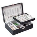 Small Ring Earring Necklace Pu Jewellery Case Travel Jewelry Box Leather Jewelry Storage Box Jewelry Organizer