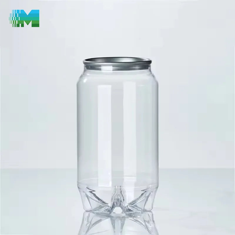 Factory Direct Sale Easy Seal Easy Open Lid Plastic Refilled Cans Custom Pot En Plastique Colorless Hi Tech Plastic Bottles