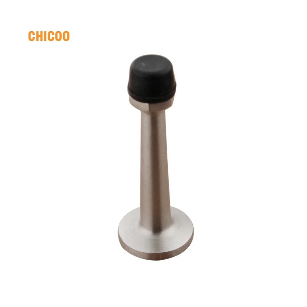 Zinc Alloy Door Stops for Sliding Glass Door Draft Stopper Wall Plastic Holder