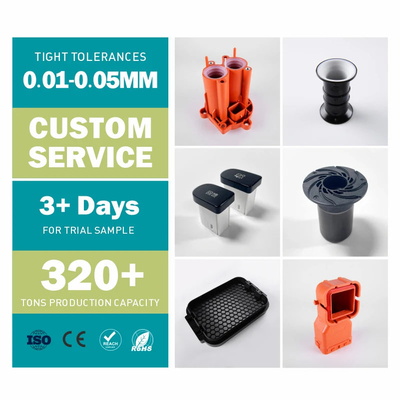 Customized Plastic Parts Manufacturer OEM Plastic Parts Supplier Plastic Injection Molding Service