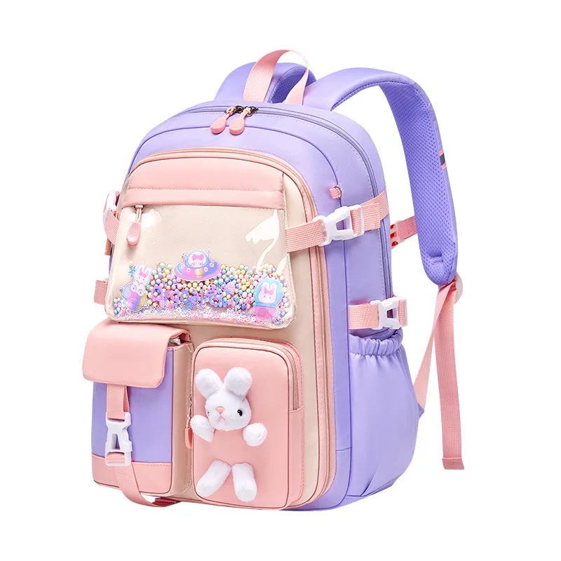 Cartoon School Bag Large Capacity Waterproof Cartoon School Bags