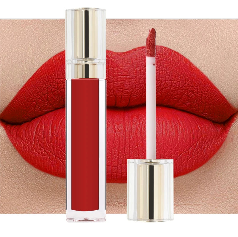 OEM Custom Logo Lip Sticks Waterproof Vegan Cruelty-Free Liquid Matte Lipstick in Nude Mineral Ingredient Private Label