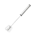 Kitchen Accessories Stainless Steel Egg Whisk Semi-Automatic Manual Egg Beater Durable Baking Tool Dishwasher Safe