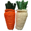 Pet Toy Carrot Rabbit Hamster Totoro Dutch Pig Gnawing Tooth Cleaning Brushing Supplies Edible Renewable Natural Loofah Carrot