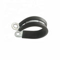 Factory Customizable  with Rubber Cushioned Stainless Steel P Type Insulated Hose Clamp