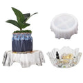 HY Epoxy Resin Potted Plant Stand Irregular Resin Mold