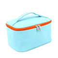 New Listing Vegan Leather Brush Bag Cases Logo Custom PU Cosmetic Bag Travel Waterproof Makeup Bag Fashion Gift Zipper Pouch Eco