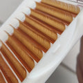 NEW TREND Soft Korean PBT Fiber Brown Color Lashes Trays Dark Brown Volume Lashes Extensions 0.03 0.05 0.07 Russian Volume Mega