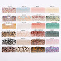 MiDairy CUSTOM LOGO COLOR Wholesale Cellulose Acetate Large Size  Hair Comb Massage Marble Wide Tooth Hair Comb 890053
