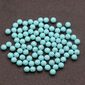 HZ Wholesale Customized Factory-made Blue Turquoise Round Beads Support HZ Bracelet Necklace Earrings