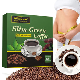 Private Label Weight Loss Coffee Natural Slim Green Coffee With Ganoderma for Women and Men Healthy Diet Control Coffee Slimming