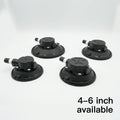 Industrial 4.5" Portable Car Camera Mount Stand Manual Suction Cups for Hand Pump Starlink Mount