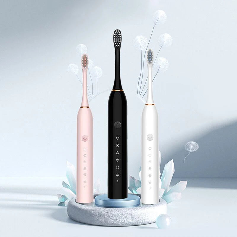 Toothbrushes Electric Rechargeable IPX7 Teeth Cleaning Sonic Electric Toothbrush With 4 Soft Bristles Couple Electric Toothbrush