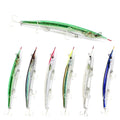 WEIHE 182mm 54g 6 Colors Artificial Hard Pencil Lure Sinking Fishing Bait ABS Plastic Swimbait for Fishing Activity
