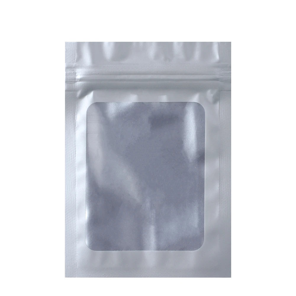 Open Window Transparent Aluminized Self-Sealing Packaging Bags Thickened Material for Efficient Storage and Display