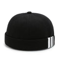 No Visor Men and Women Brimless Rolled Cuff Harbour Docker Cap Custom Blank Hats Adjustable Fashion Sports Skullcap Without Brim