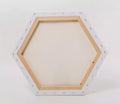 380g Cotton Canvas 30cm Hexagon Stretched Painting Canvas Art Supplies for Creativity