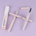 New Arrival Pink Tube Eye Brow Wax Soap Gel Pen Make Your Own Brand Waterproof Eyebrow Styling Enhancer White Eyebrow Wax Stick