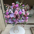 FB013 Hot Sale Artificial Purple Silk Flower Centerpieces Flower Ball Arrangement for Wedding Event Decoration